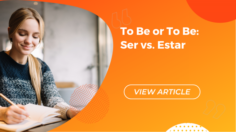 To be or to be: ser vs. estar Conversa blog