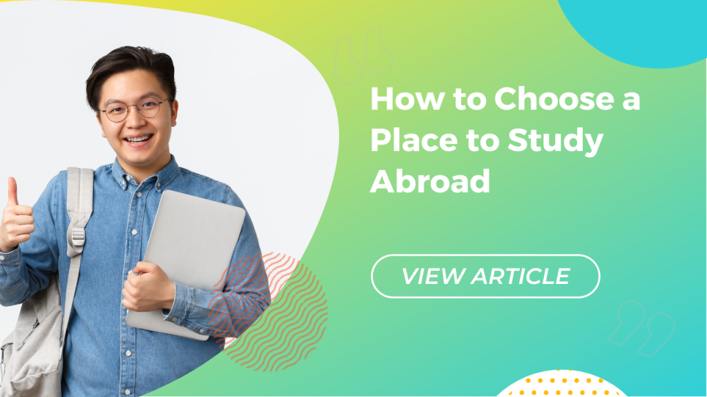 How to choose a place to study abroad Conversa