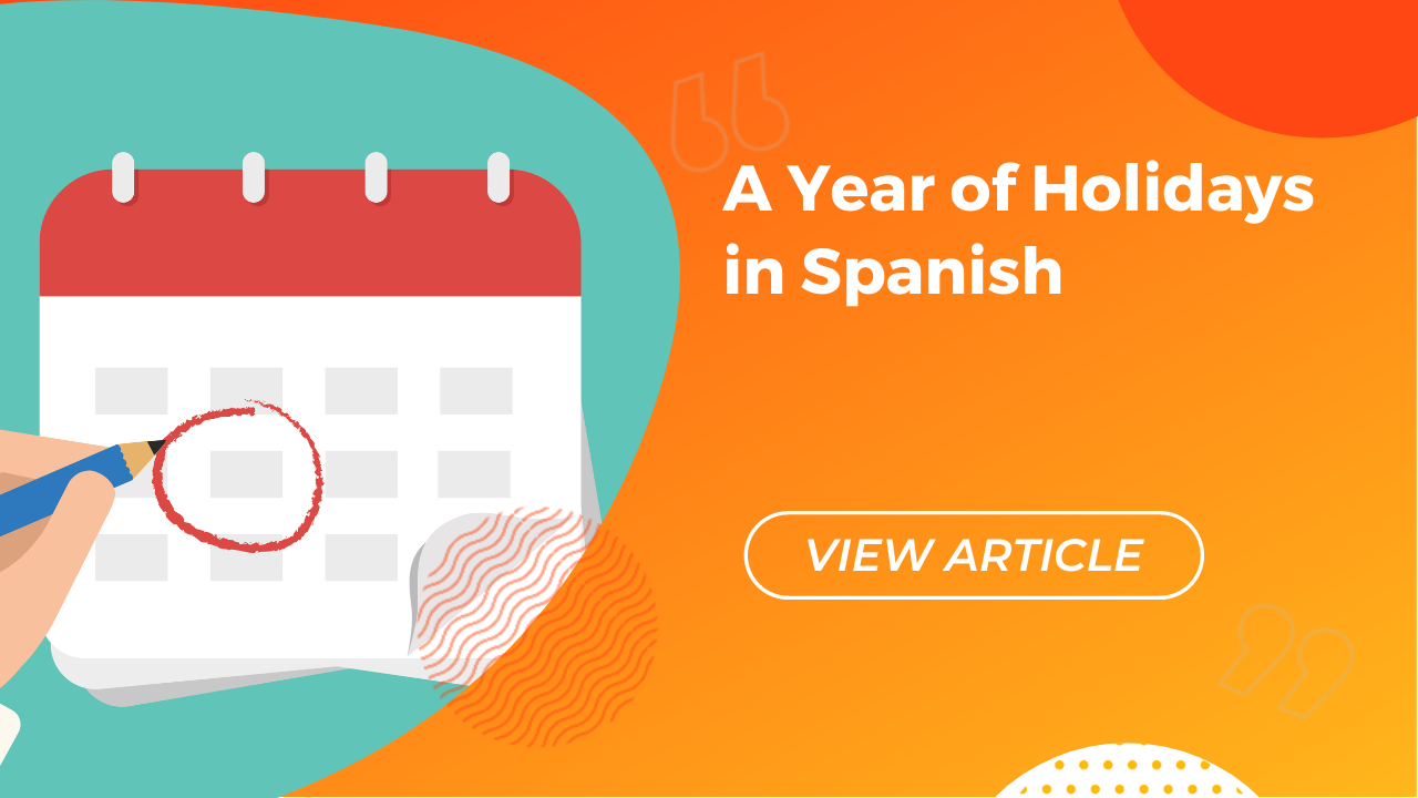 A year of holidays in Spanish Conversa