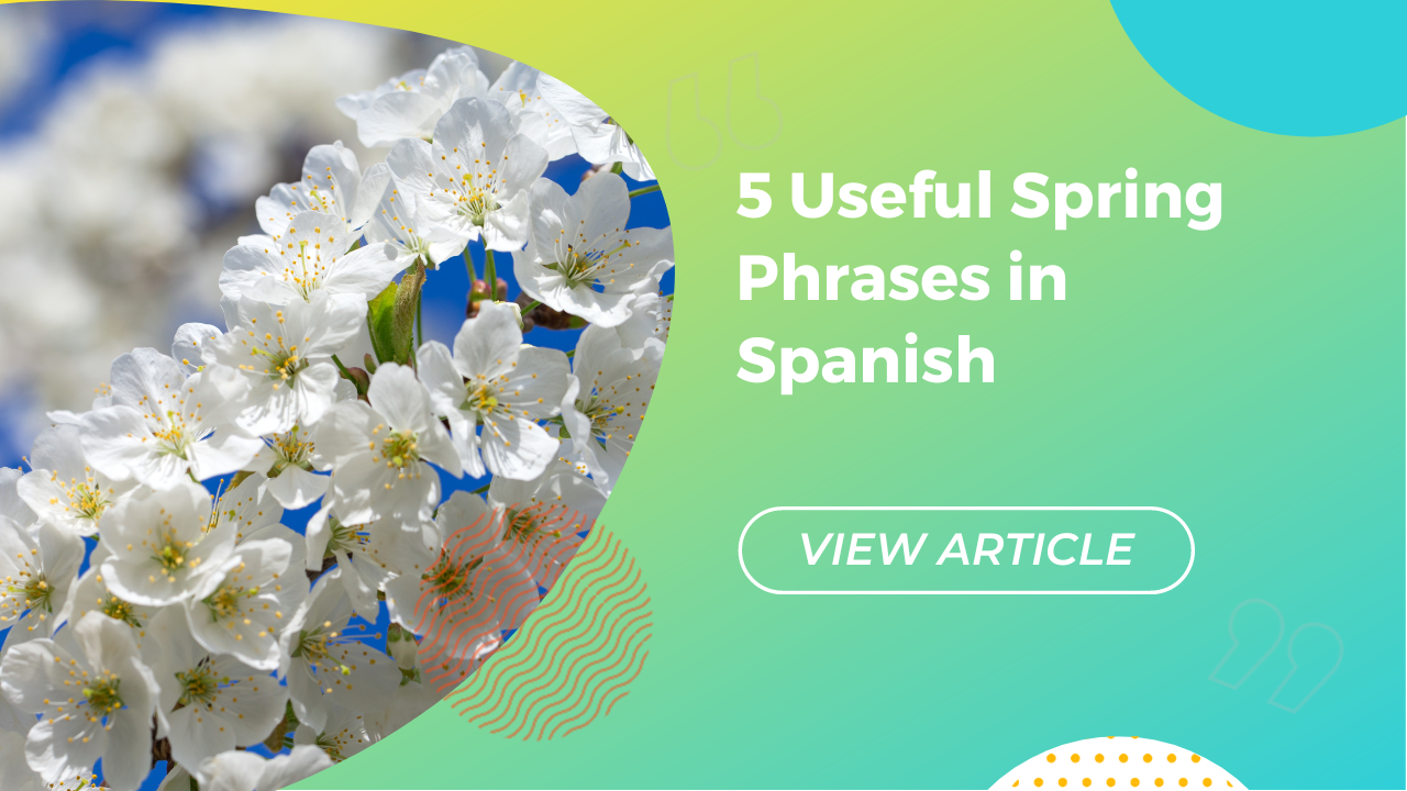 5 Useful Spring Phrases in Spanish Conversa