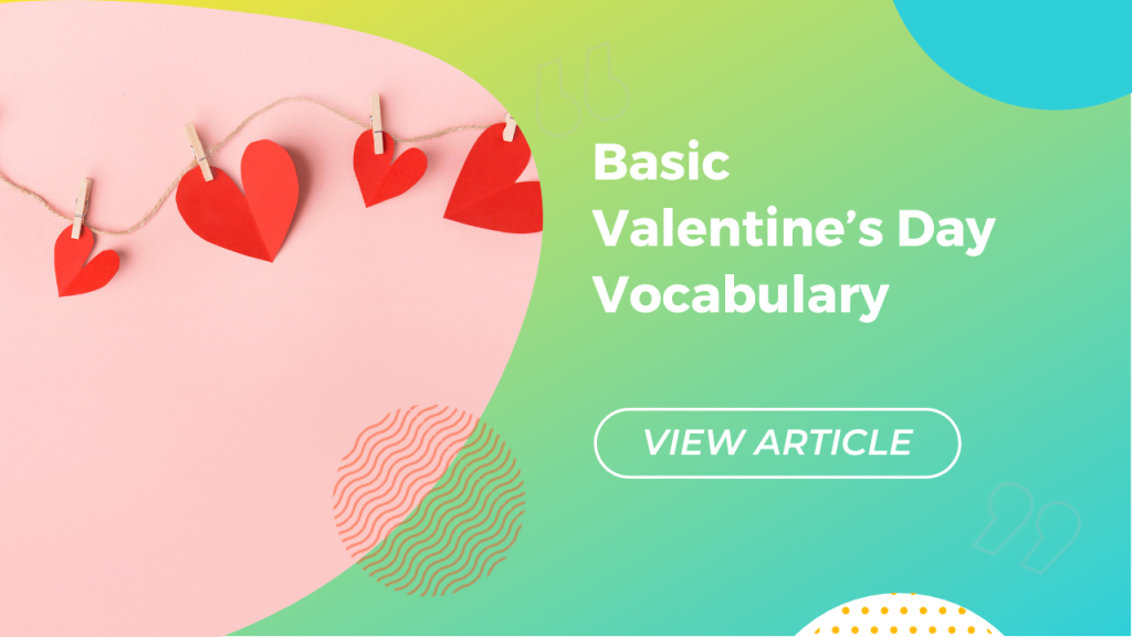 Basic Valentine's Day Vocabulary Conversa Spanish Institute
